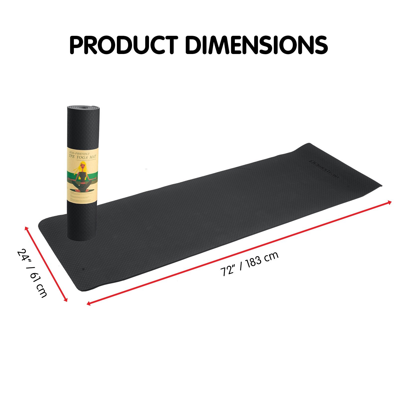 TPE Yoga Mat 6mm – Non‑Slip, Eco‑Friendly, Pilates & Home Workout Mat | Online Fitness Center