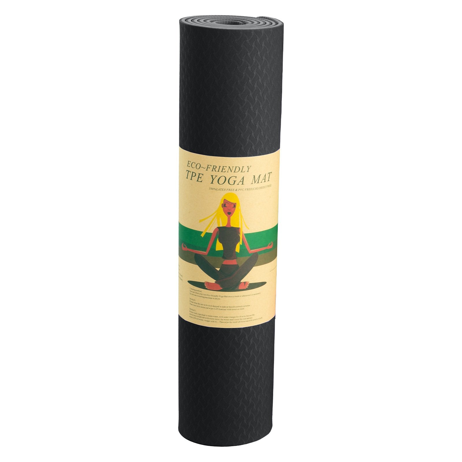 TPE Yoga Mat 6mm – Non‑Slip, Eco‑Friendly, Pilates & Home Workout Mat | Online Fitness Center