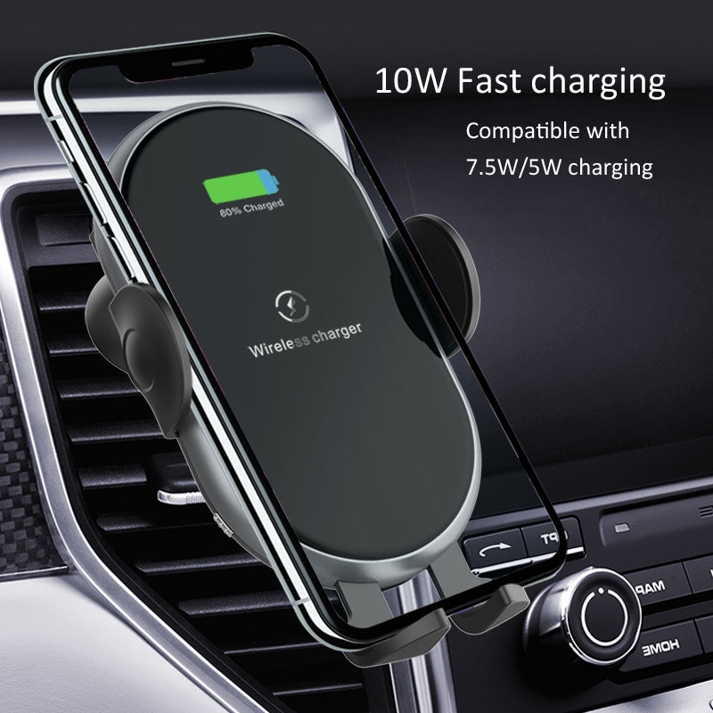 Automatic Clamping Wireless Car Charger,with backlight