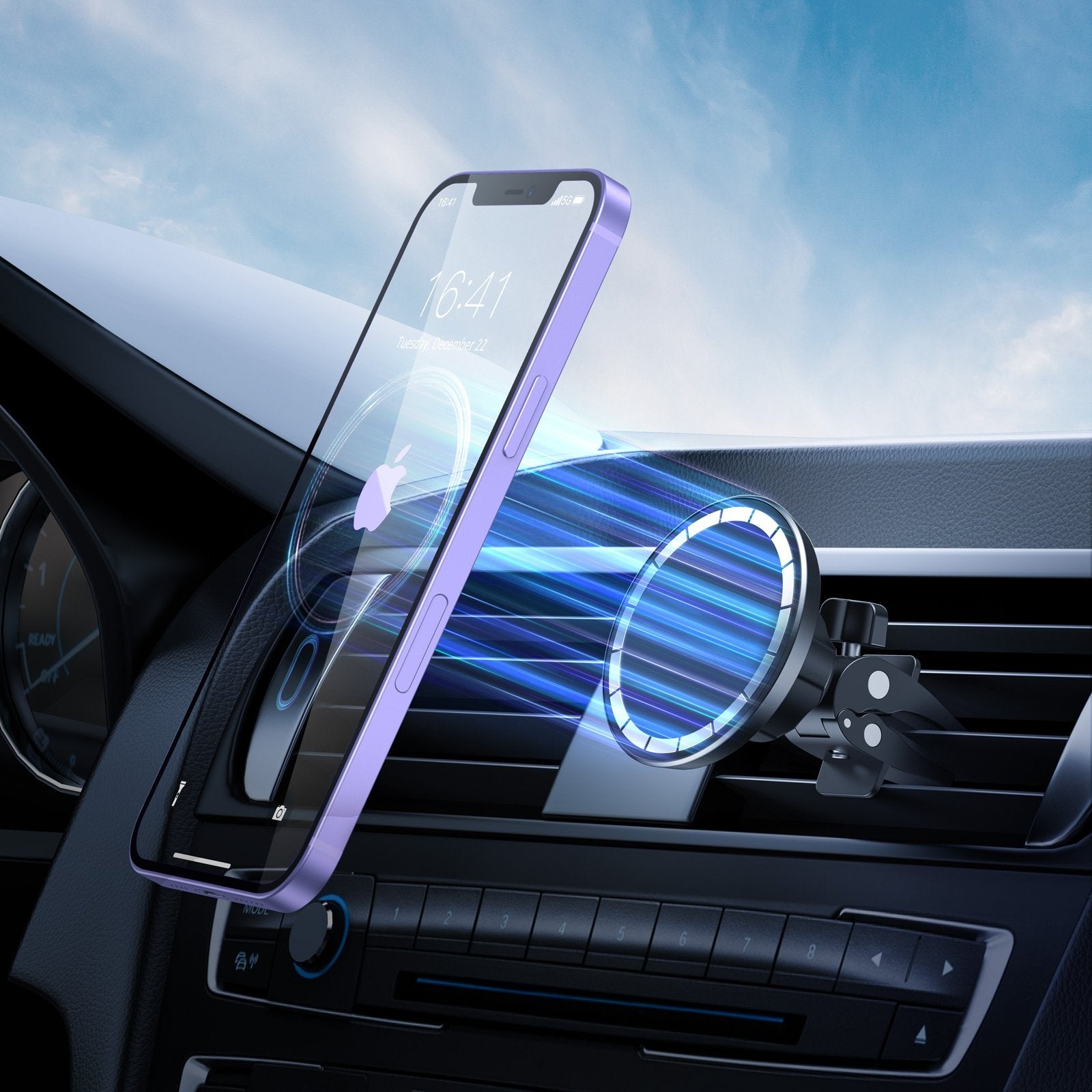 Magsafe iPhone 12 Magnetic Car Mount Car Air Vent Phone Holder