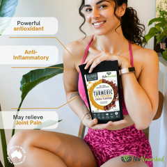 95% Organic Curcumin Extract Cocoa Flavour - Turmeric Powder With Black Pepper - Organic and with Black Pepper, 125g