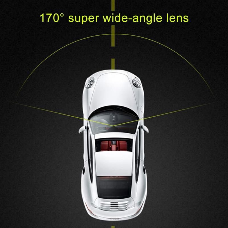 HD Dual Camera Car Recorder – F9 Dash Cam with Infrared Night Vision, 3.0" IPS Screen, 170° Wide Angle