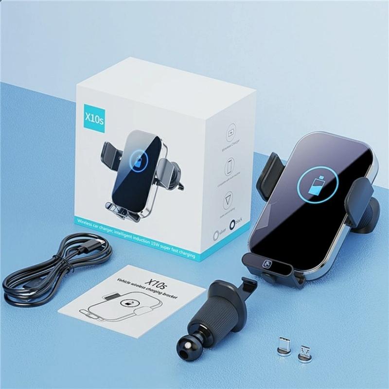Intelligent Induction Wireless Car Charger - 66w High Power - Tarnish