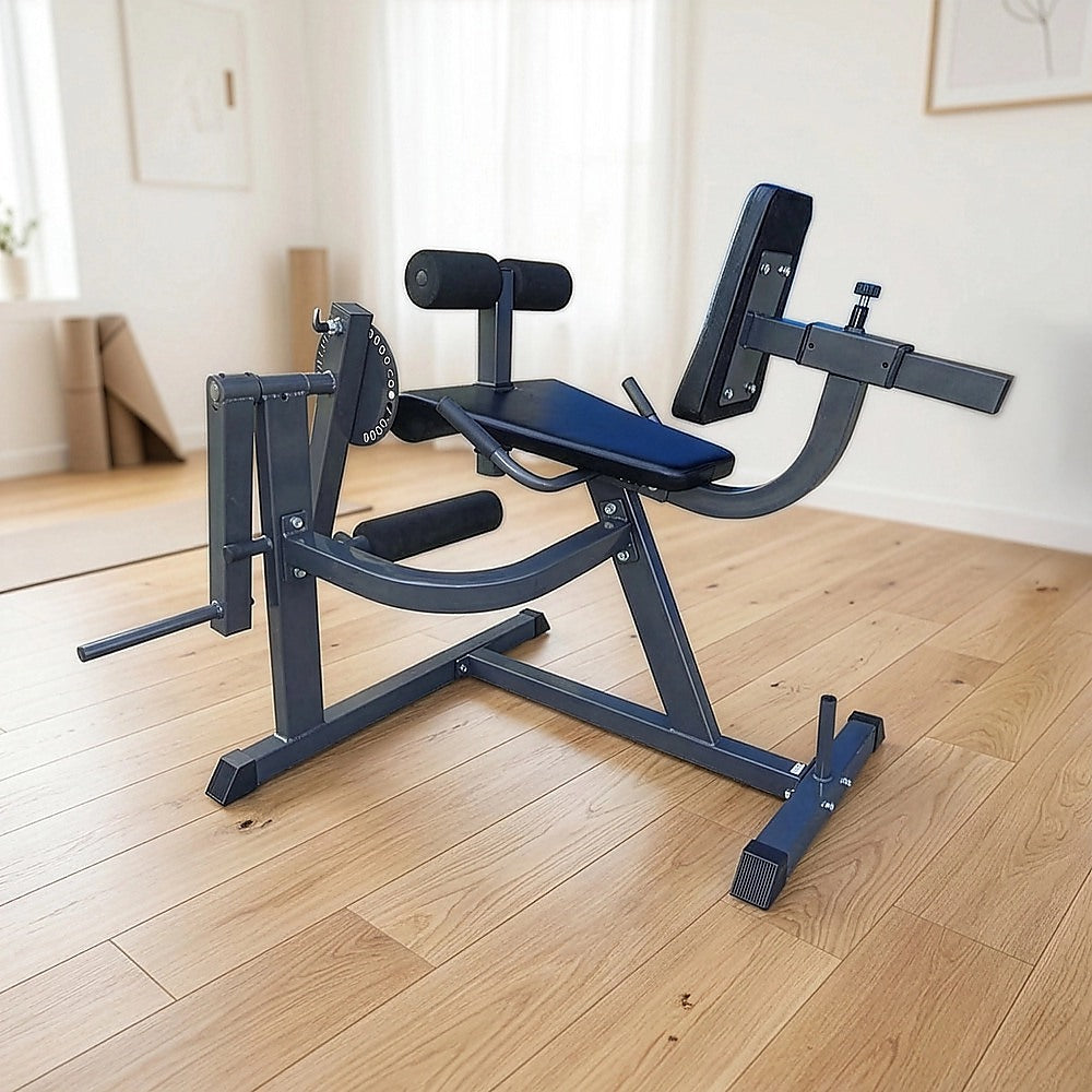 Leg Extension Curl Machine – Adjustable Home Gym Quad & Hamstring Workout Bench