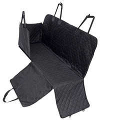 Dog Car Seat Cover, Waterproof Back Seat Protector with Side Flaps, Non‑Slip Scratchproof Hammock for Cars, Trucks & SUVs