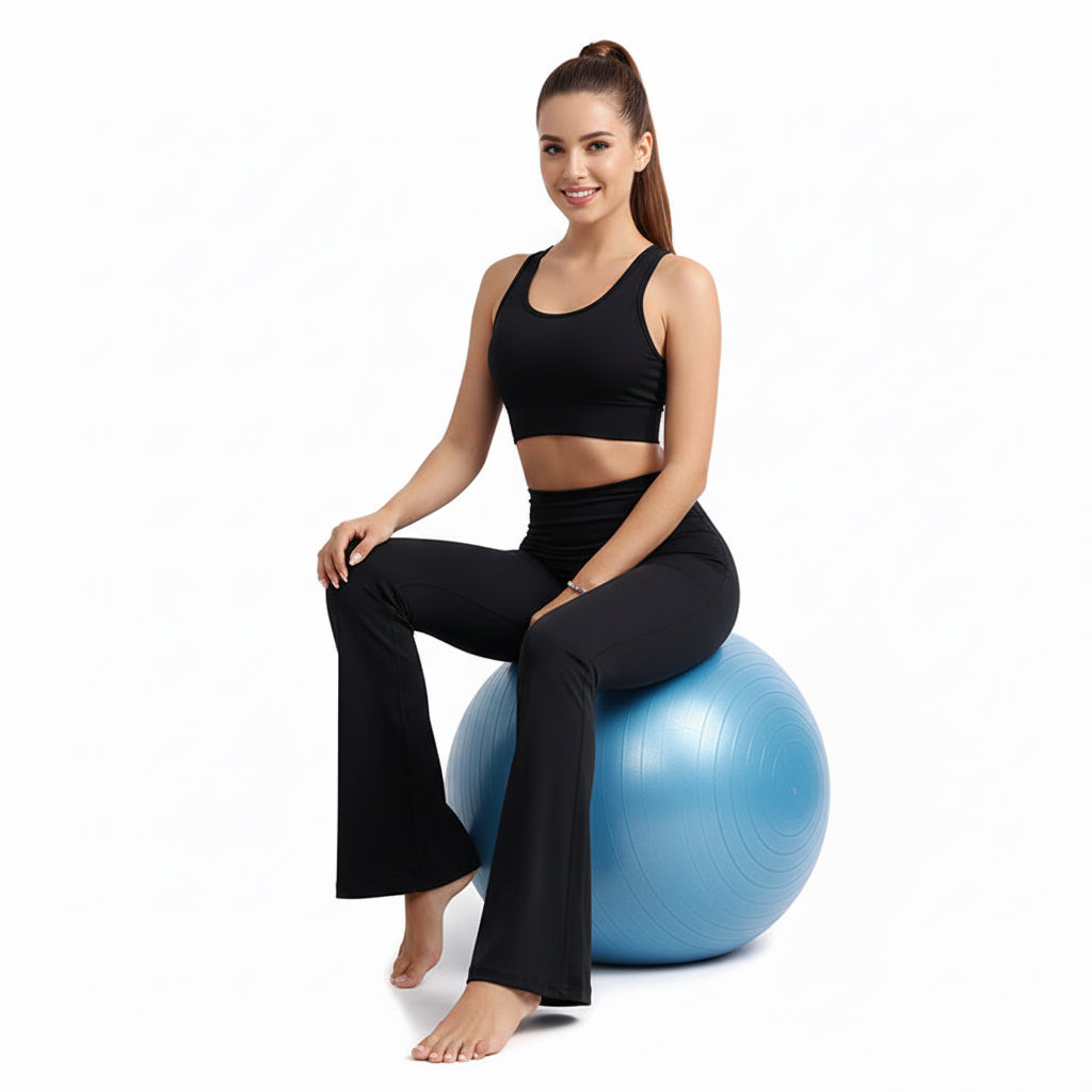OFC Women's High Waist Flare Yoga Pants - Bootcut Workout Leggings
