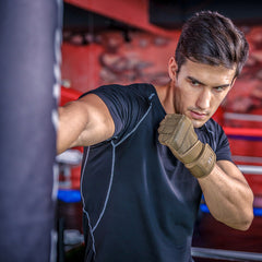 Size M Black Heavy Duty Workout Gloves with Wrist Support - Anti-Slip Gel Padded Gym Gloves for Weightlifting, Training & Fitness