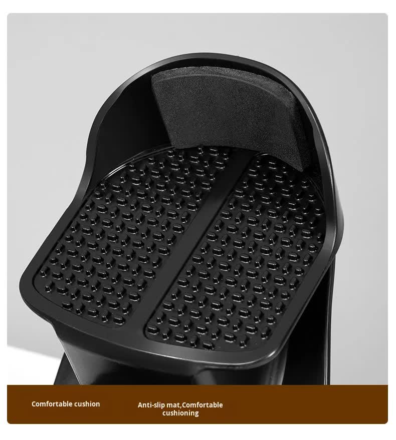 2 PCS Foot Rocker Calf Stretcher - Ankle & Lower Leg Stretching Board for Plantar Fasciitis & Achilles Relief - Anti-Slip Balance Wedge for Home & Office - Heavy Duty Black