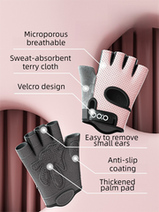 Black Heavy-Duty Unisex Gym Training Gloves with Integrated Wrist Support - Breathable Anti-Callus and Anti-Slip Weightlifting & Pull-Up Guards (Size M)
