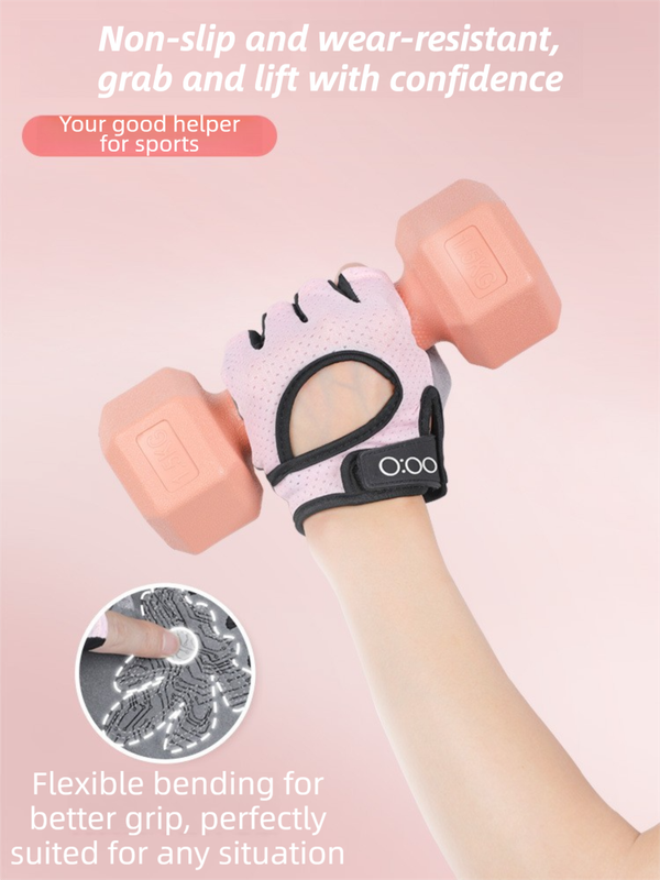 Black Heavy-Duty Unisex Gym Training Gloves with Integrated Wrist Support - Breathable Anti-Callus and Anti-Slip Weightlifting & Pull-Up Guards (Size M)