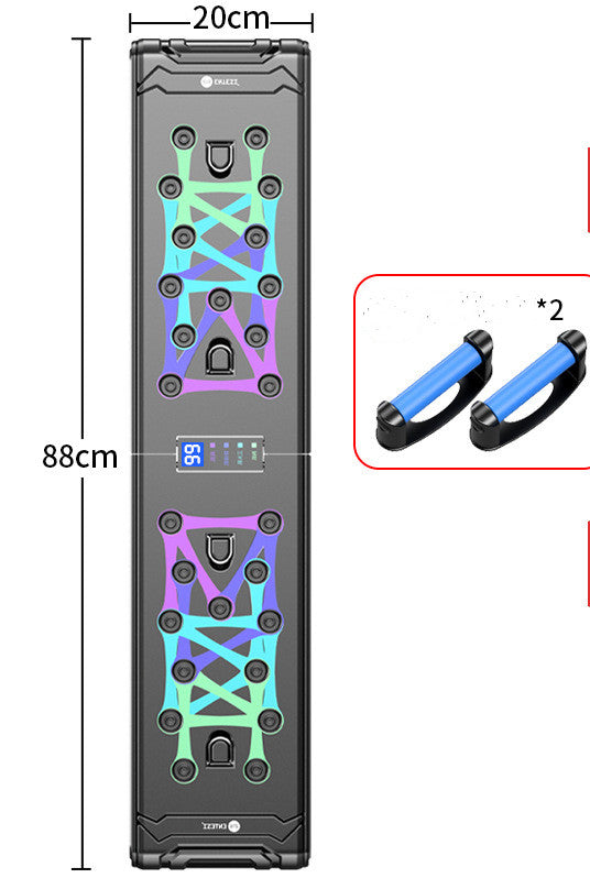 Premium Intelligent Push-Up Board - Color-Coded Multifunctional Training System Smart