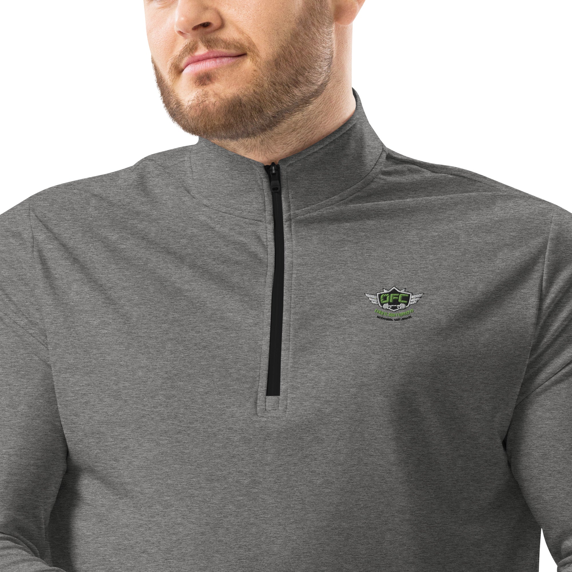 OFC Men's Eco-Friendly Quarter Zip Pullover - Performance Activewear