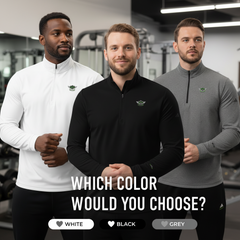 OFC Men's Eco-Friendly Quarter Zip Pullover - Performance Activewear
