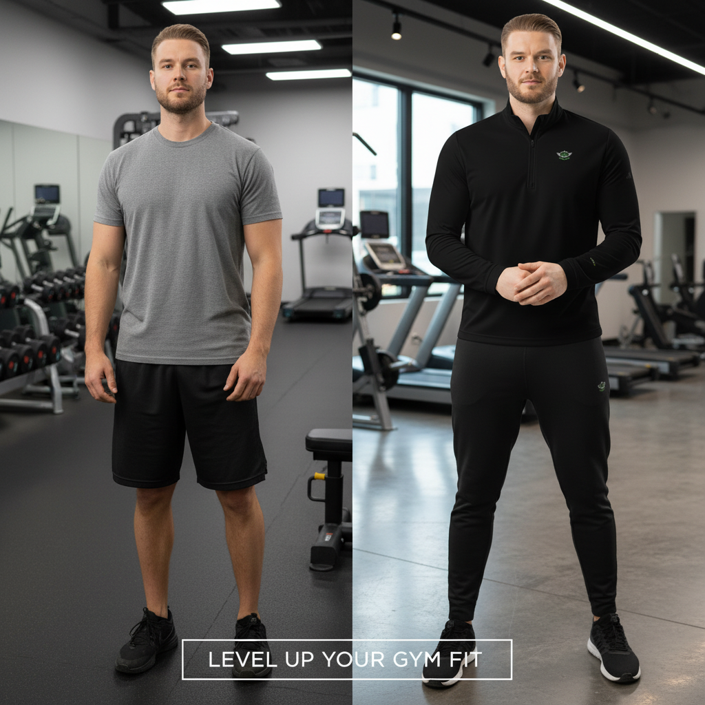 OFC Men's Eco-Friendly Quarter Zip Pullover - Performance Activewear