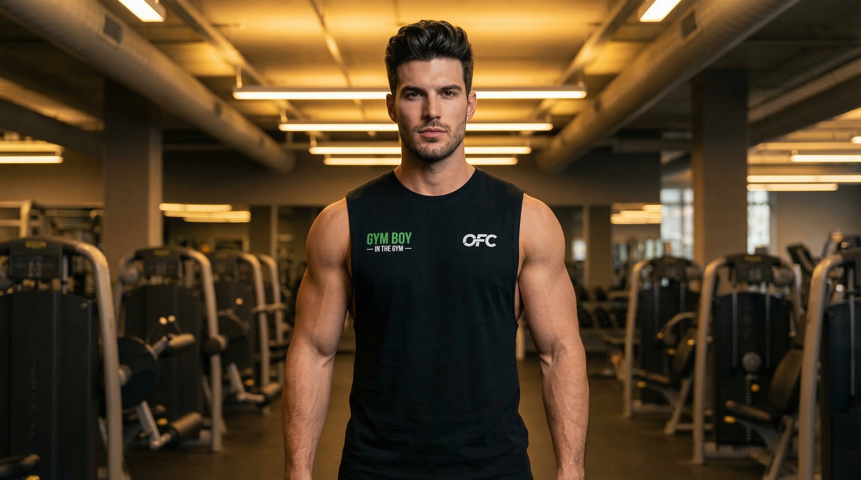 OFC Men's Muscle Tank - Premium Relaxed Fit Gym Tank | THE OFC STYLE
