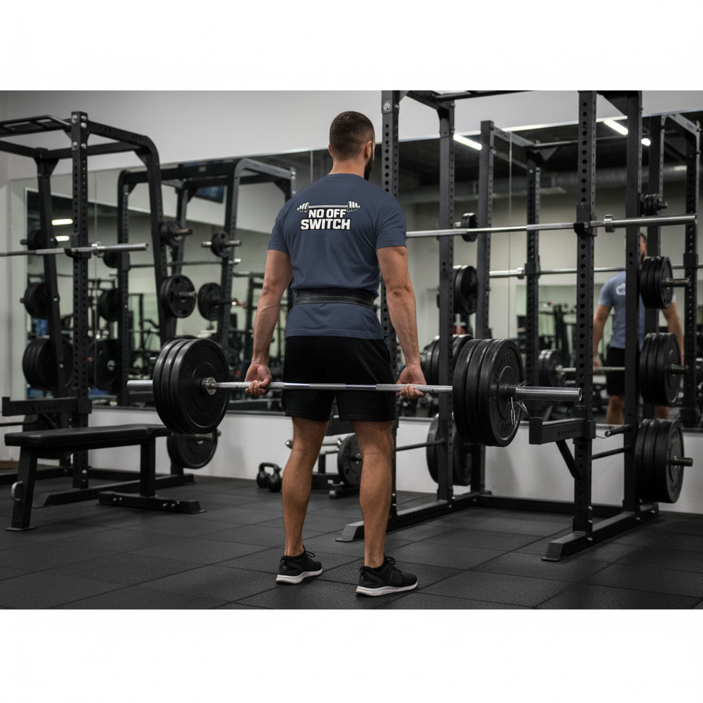 Men's OFC Gym V-Neck T-Shirt - No Off Switch Motivational Tee