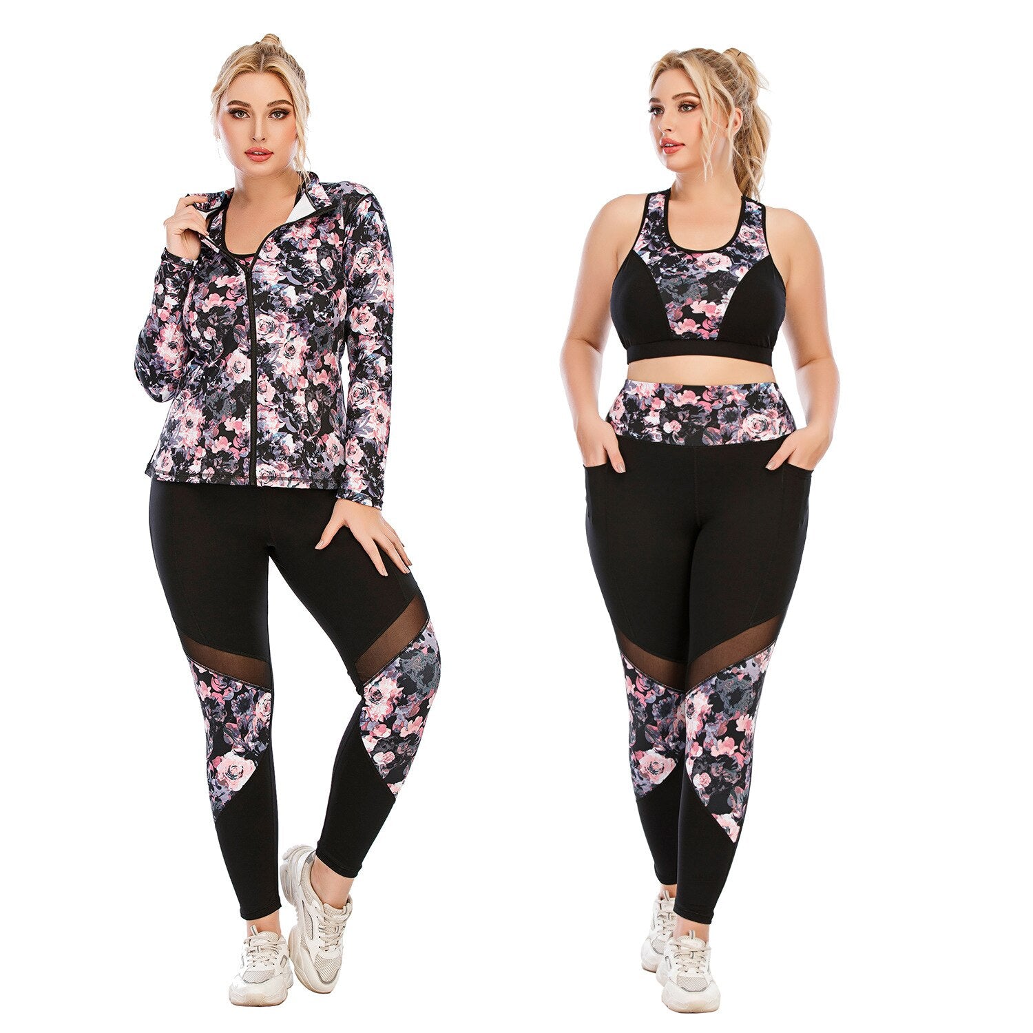 Premium Plus Size Tight Sports Bra - Yoga Workout Clothing Pants xBra xcoat