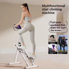 Foldable Vertical Climber & Stepper Machine – Full‑Body Workout, 90‑LB Resistance, Anti‑Slip Pedals & Mobile Holder