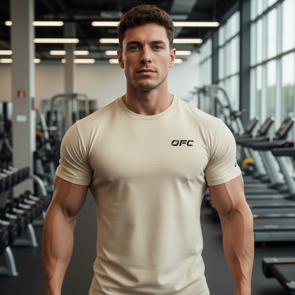 OFC Men's Premium Gym T-Shirt - Excuses Don't Lift Weight Motivational Tee