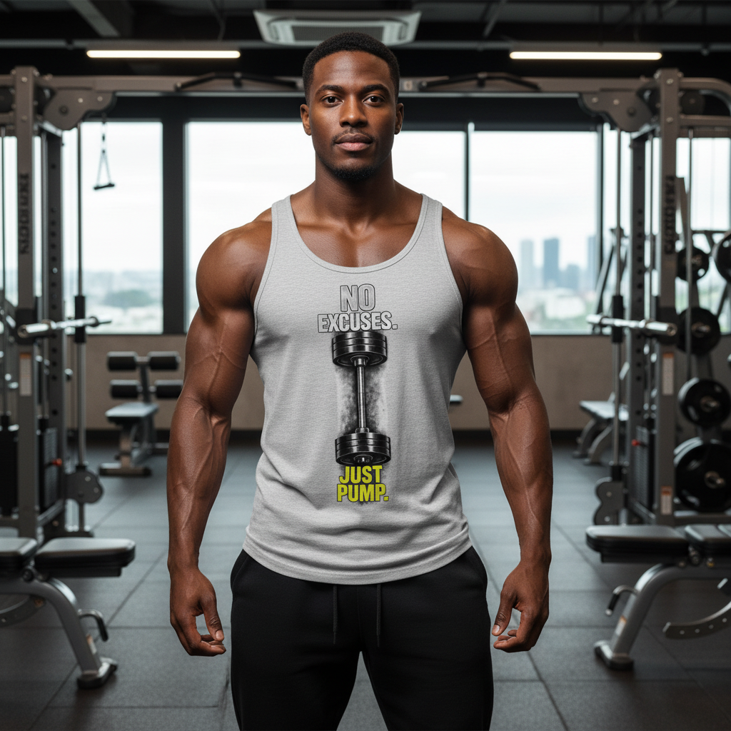 OFC Men's Classic Tank Top - Premium Cotton Sleeveless Shirt