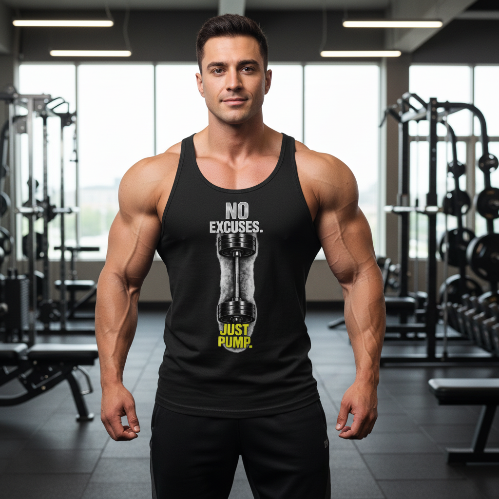 OFC Men's Classic Tank Top - Premium Cotton Sleeveless Shirt