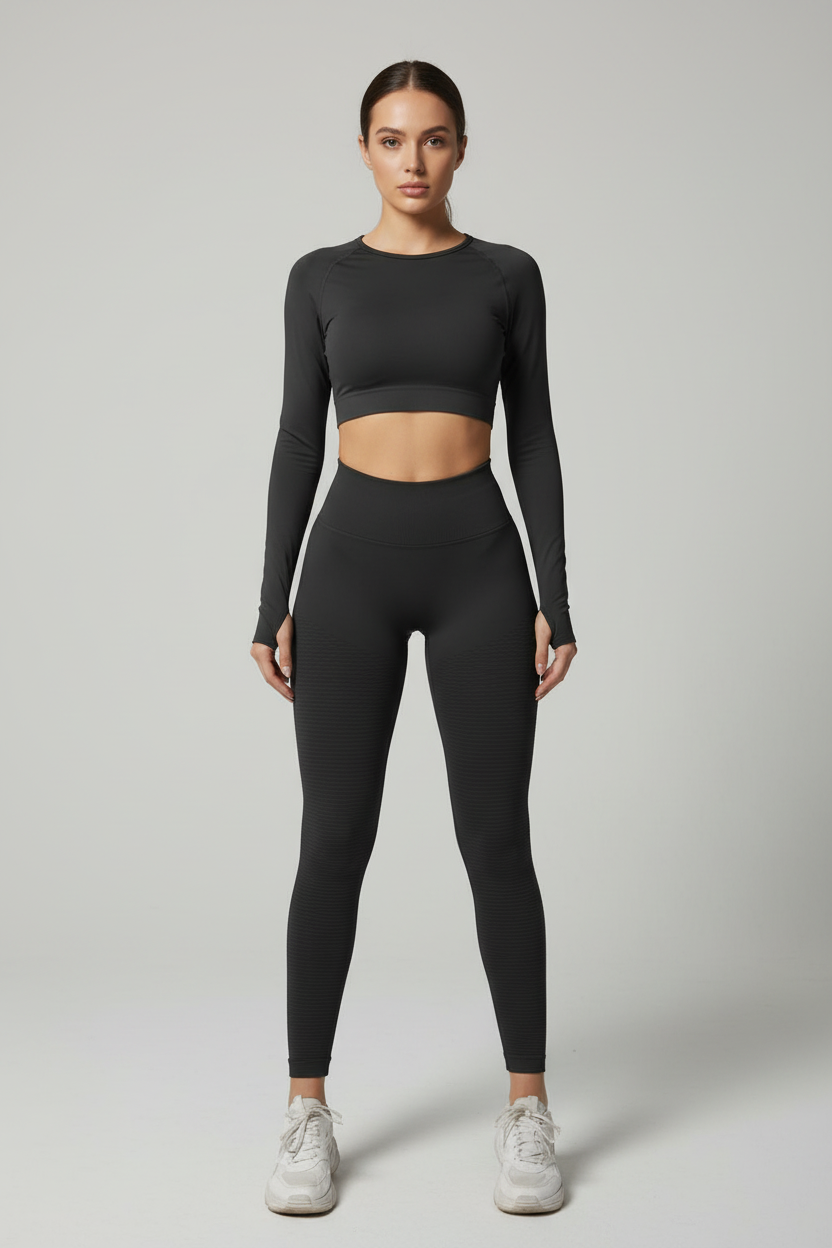 High-Waist Butt-Lifting Yoga Leggings - Premium Seamless Activewear for Women