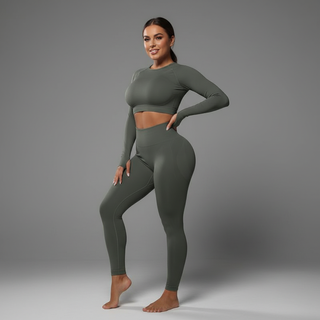 Women's Seamless Butt-Lifting Yoga Leggings | High-Waist Peach Hip Tights