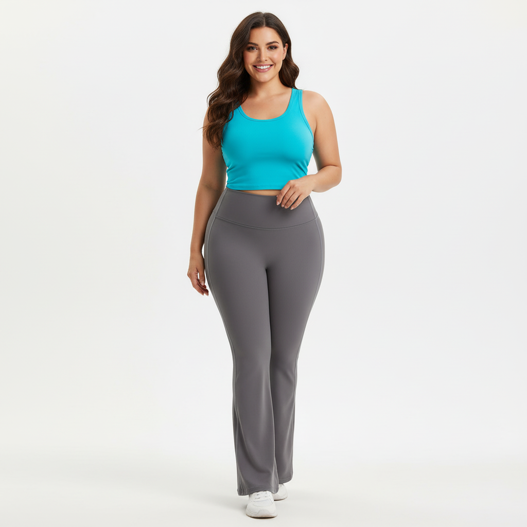 OFC Women's High Waist Flare Yoga Pants - Bootcut Workout Leggings