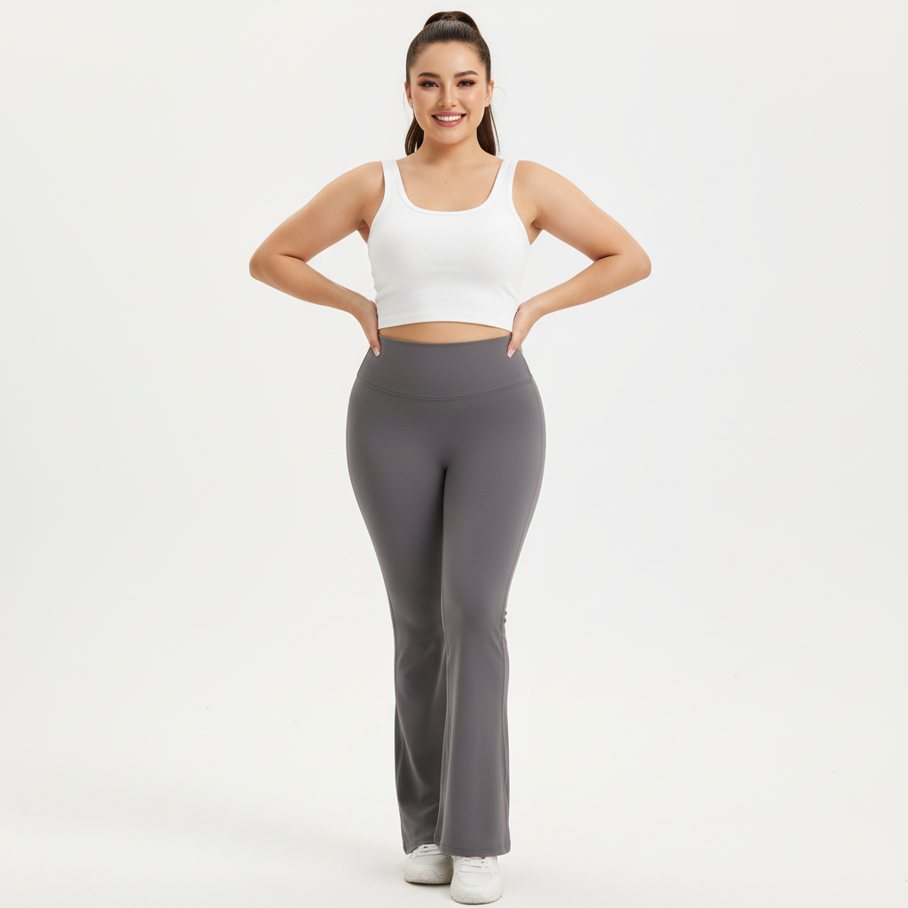OFC Women's High Waist Flare Yoga Pants - Bootcut Workout Leggings