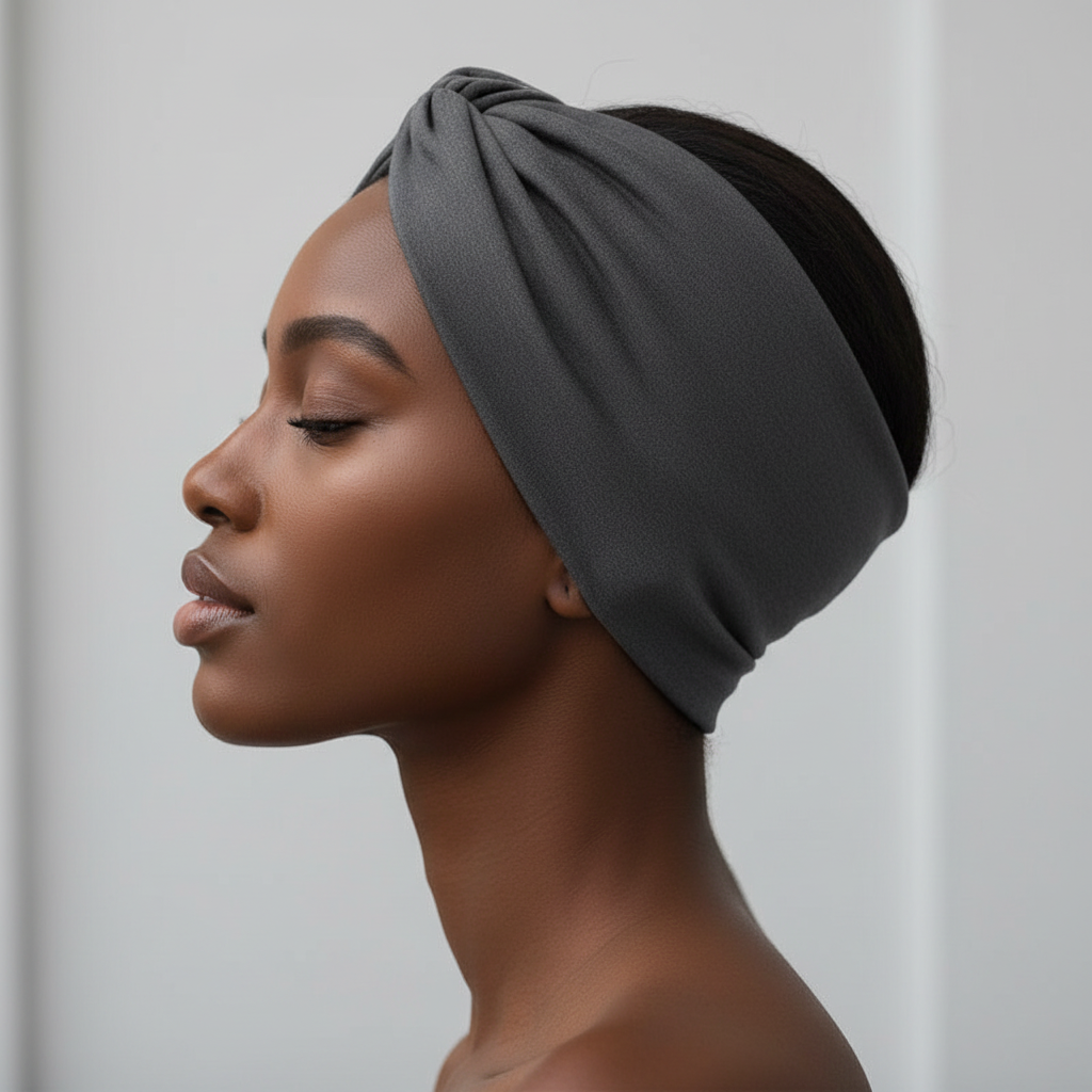 Wide Turban Headband 5-Pack - Elastic Yoga & Sports Hair Wrap for Women