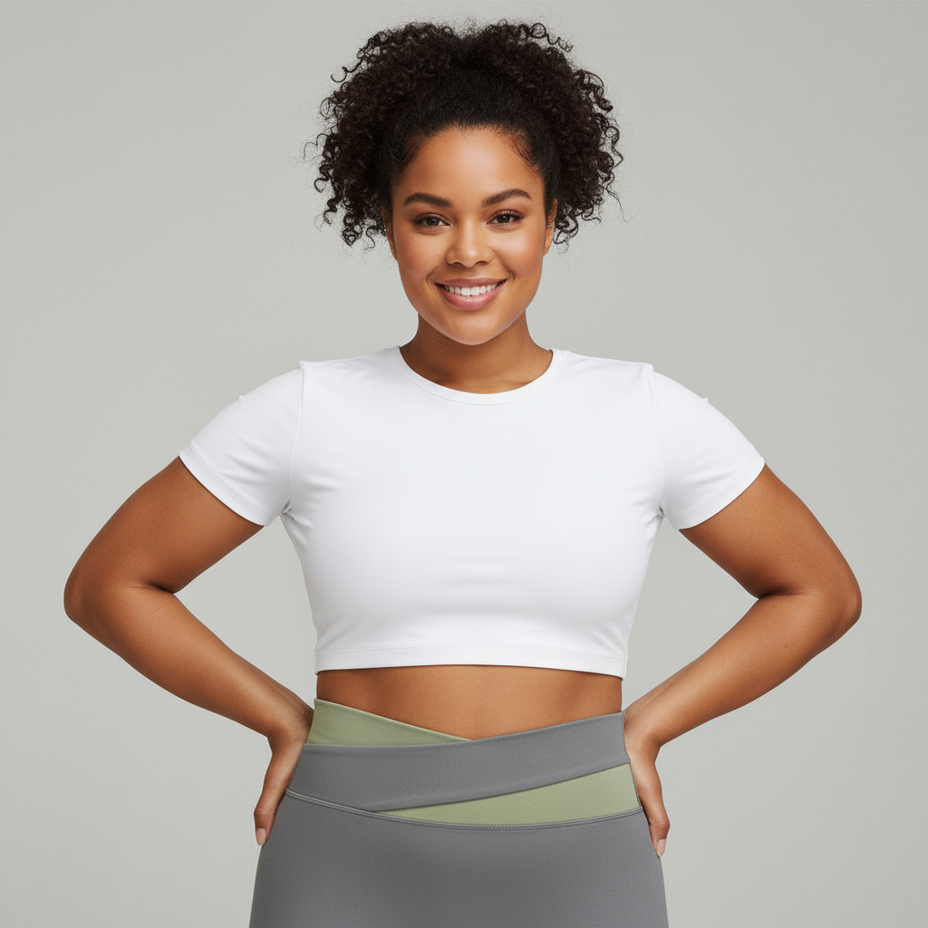 Block High-Waist Yoga Shorts - Premium Compression Activewear