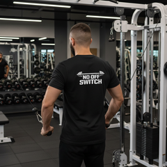Men's OFC Gym V-Neck T-Shirt - No Off Switch Motivational Tee