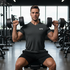 Men's OFC Gym V-Neck T-Shirt - No Off Switch Motivational Tee