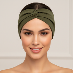 Wide Turban Headband 5-Pack - Elastic Yoga & Sports Hair Wrap for Women