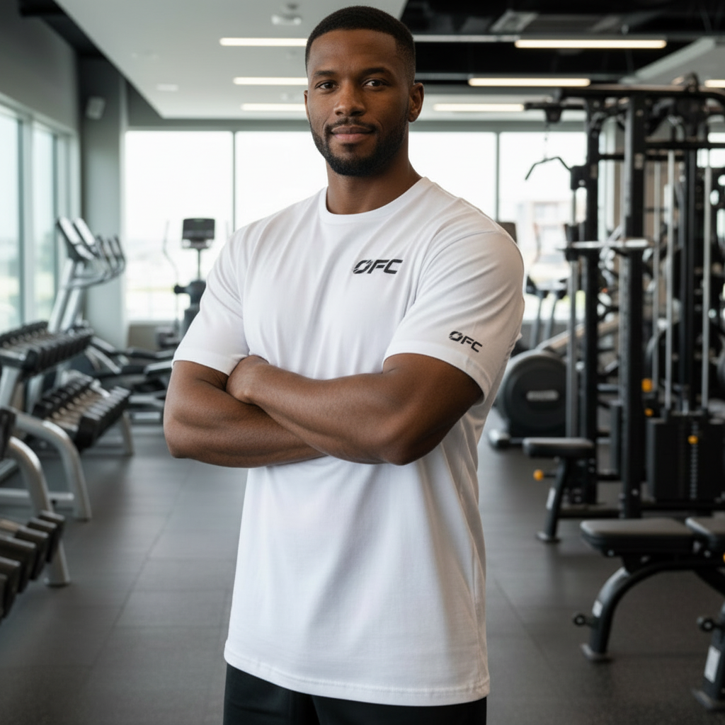 OFC Men's Premium Gym T-Shirt - Excuses Don't Lift Weight Motivational Tee