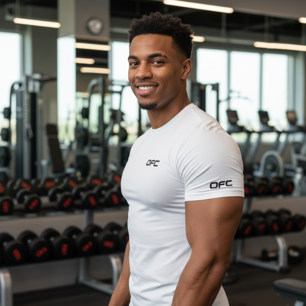 OFC Men's Premium Gym T-Shirt - Excuses Don't Lift Weight Motivational Tee