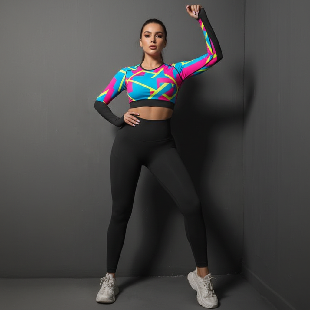 High-Waist Butt-Lifting Yoga Leggings - Premium Seamless Activewear for Women