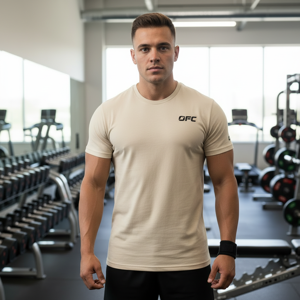 OFC Men's Premium Gym T-Shirt - Excuses Don't Lift Weight Motivational Tee