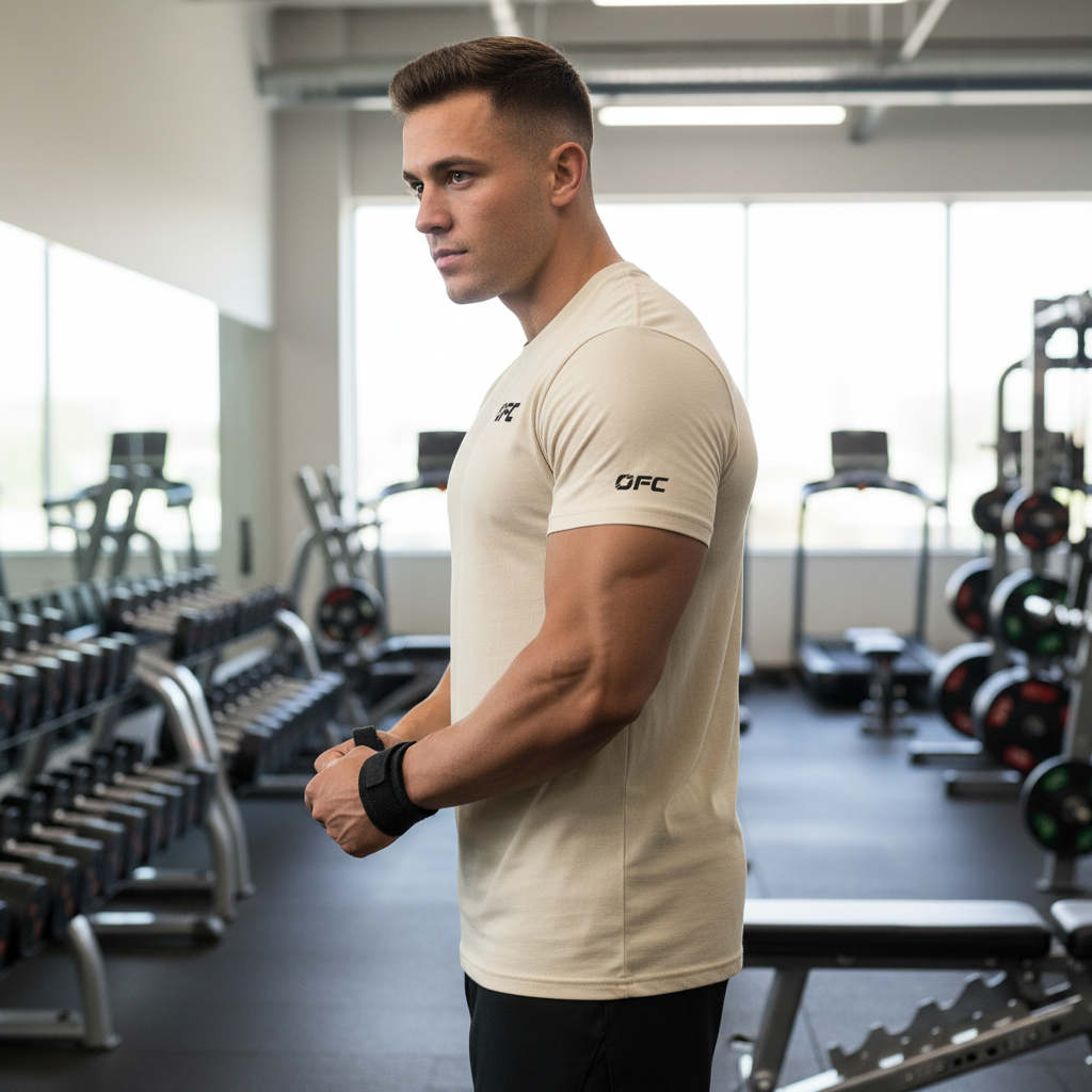 OFC Men's Premium Gym T-Shirt - Excuses Don't Lift Weight Motivational Tee