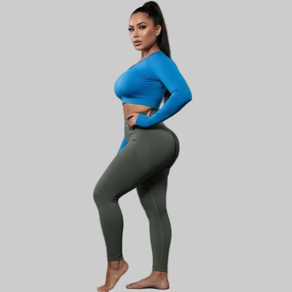 Women's Seamless Butt-Lifting Yoga Leggings | High-Waist Peach Hip Tights