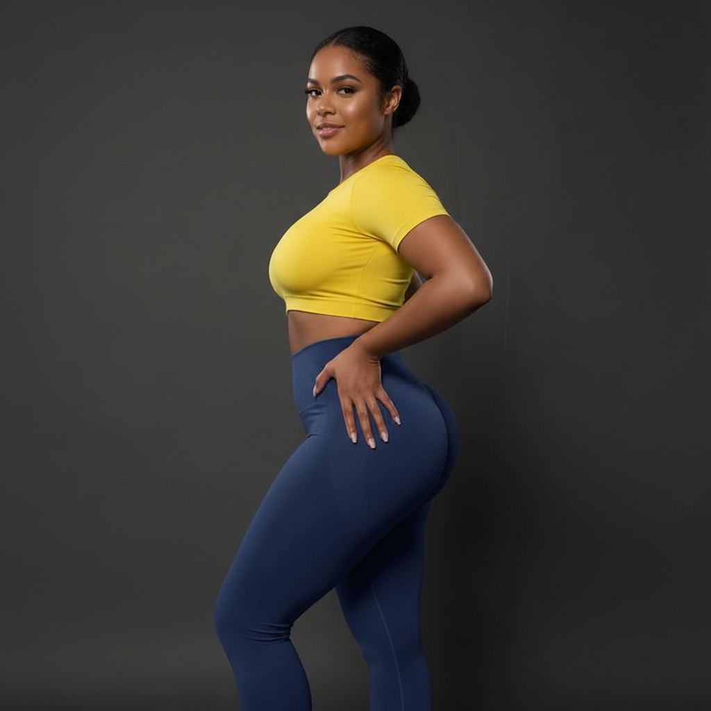 Women's Seamless Butt-Lifting Yoga Leggings | High-Waist Peach Hip Tights