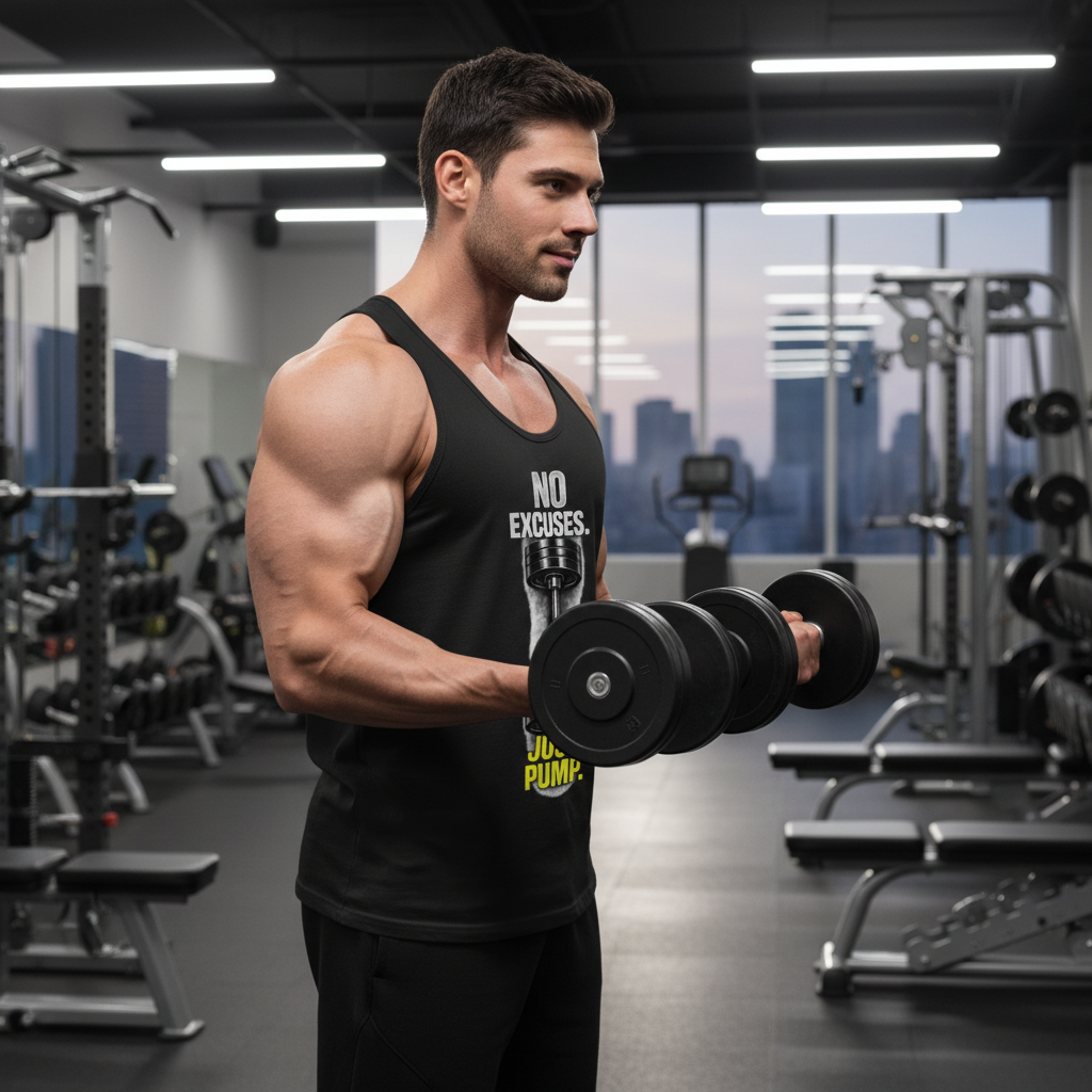 OFC Men's Classic Tank Top - Premium Cotton Sleeveless Shirt