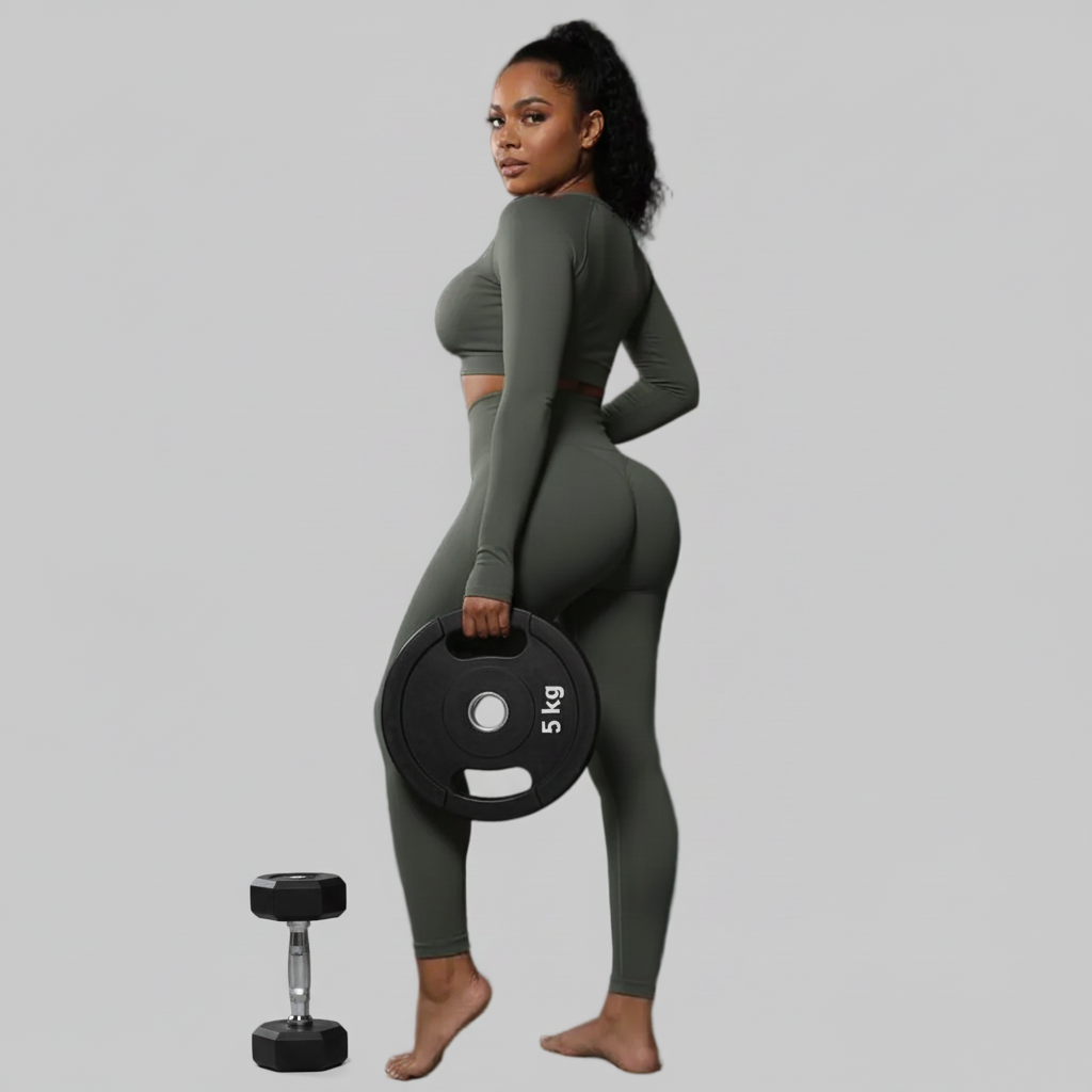 Women's Seamless Butt-Lifting Yoga Leggings | High-Waist Peach Hip Tights