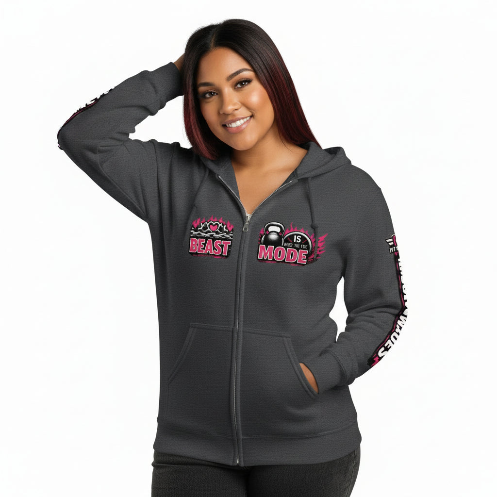 OFC Women's Heavy Blend Zip Hoodie - Premium Fleece Comfort