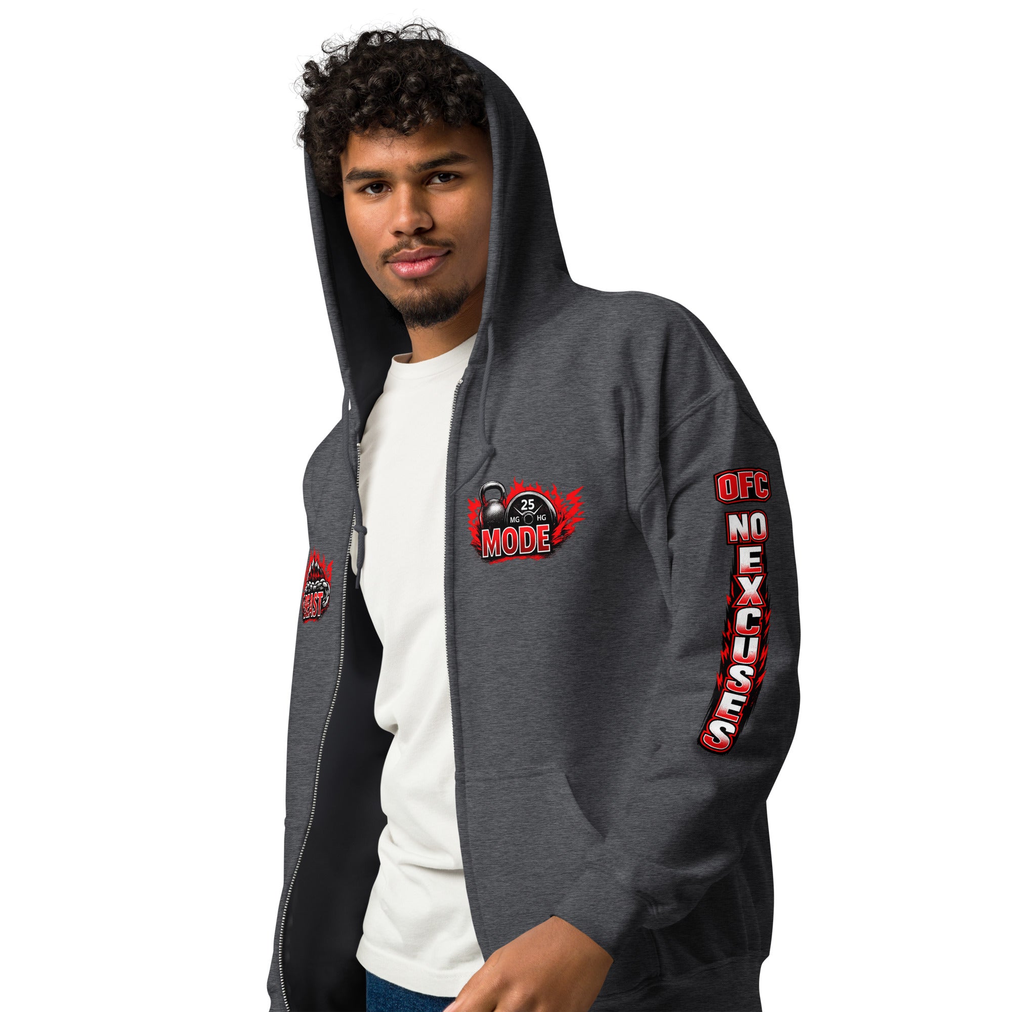 OFC Men's Heavy Blend Zip Hoodie - Premium Fleece Performance