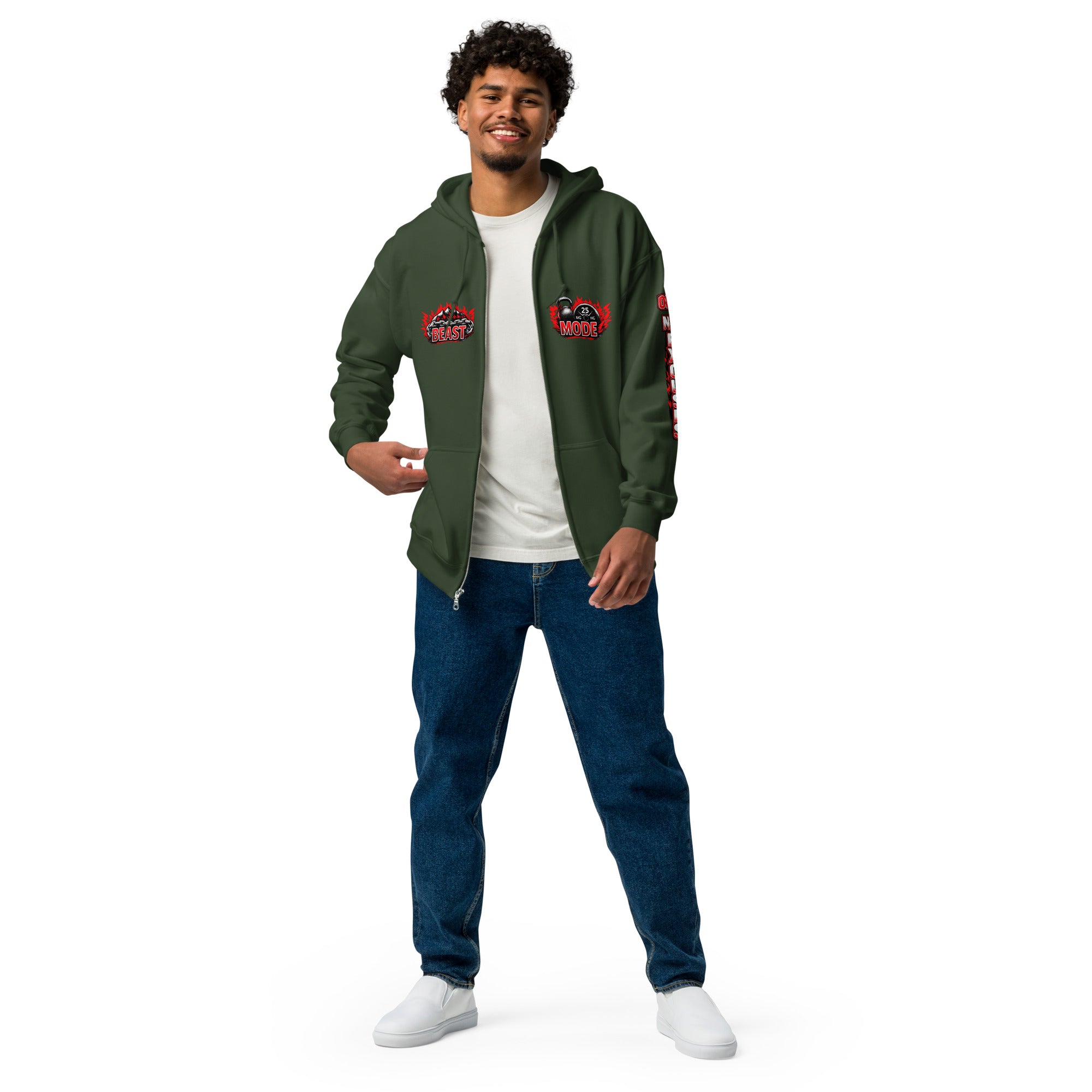 OFC Men's Heavy Blend Zip Hoodie - Premium Fleece Performance