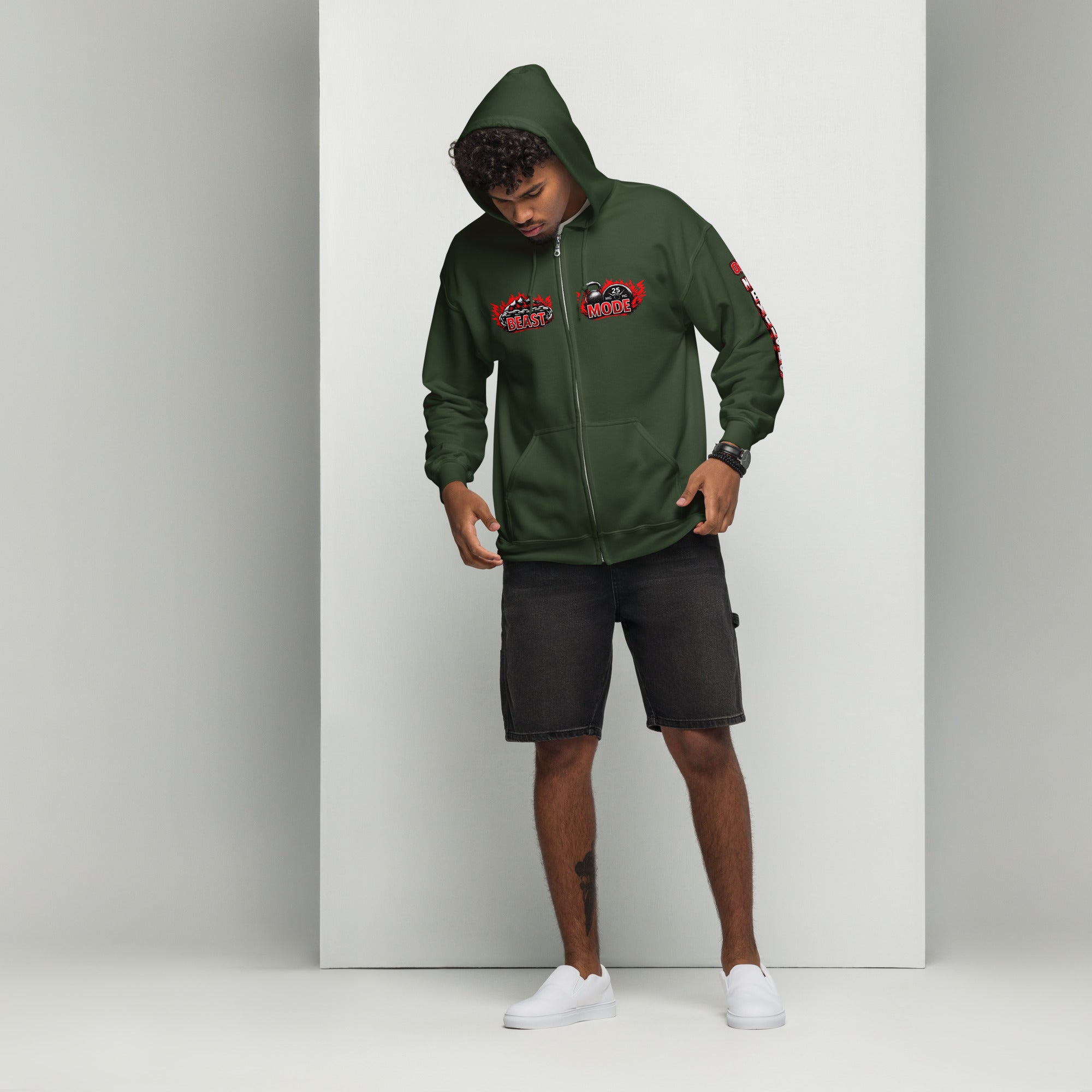 OFC Men's Heavy Blend Zip Hoodie - Premium Fleece Performance