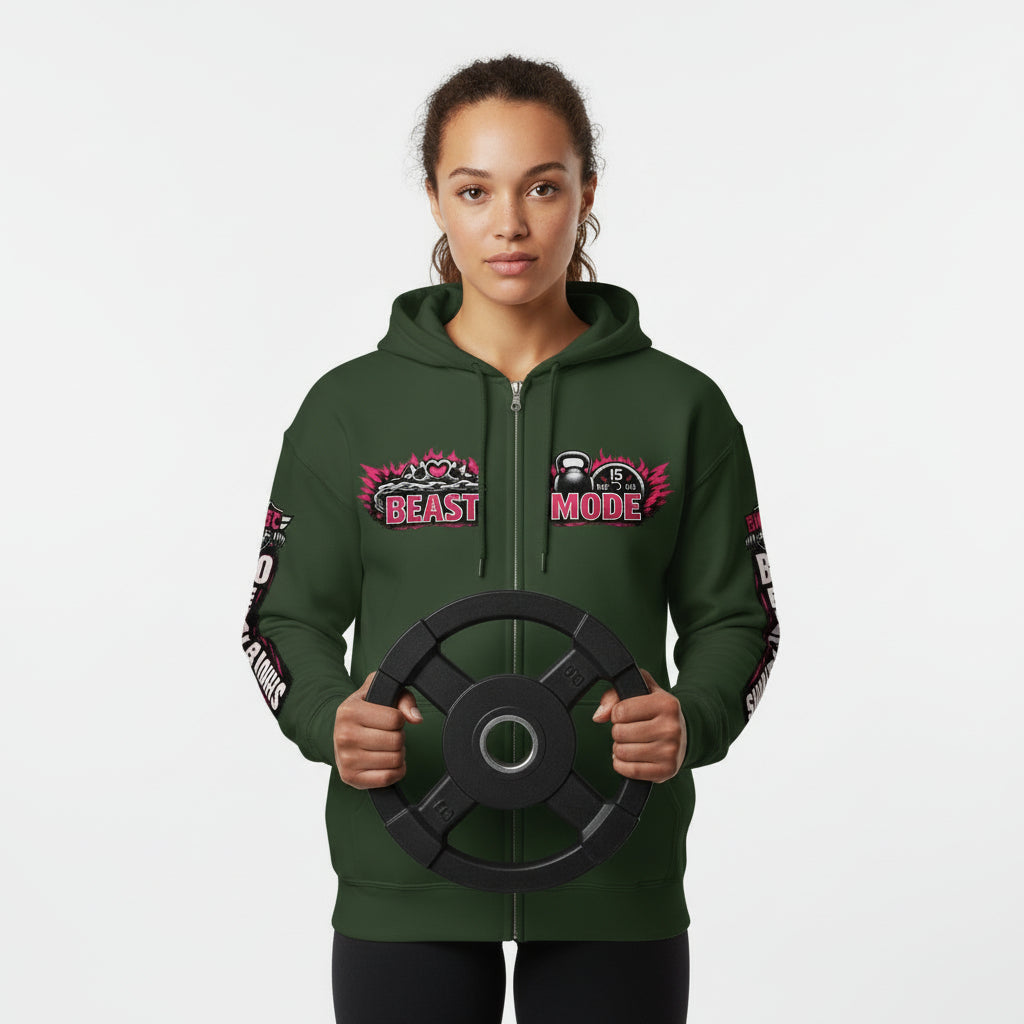 OFC Women's Heavy Blend Zip Hoodie - Premium Fleece Comfort