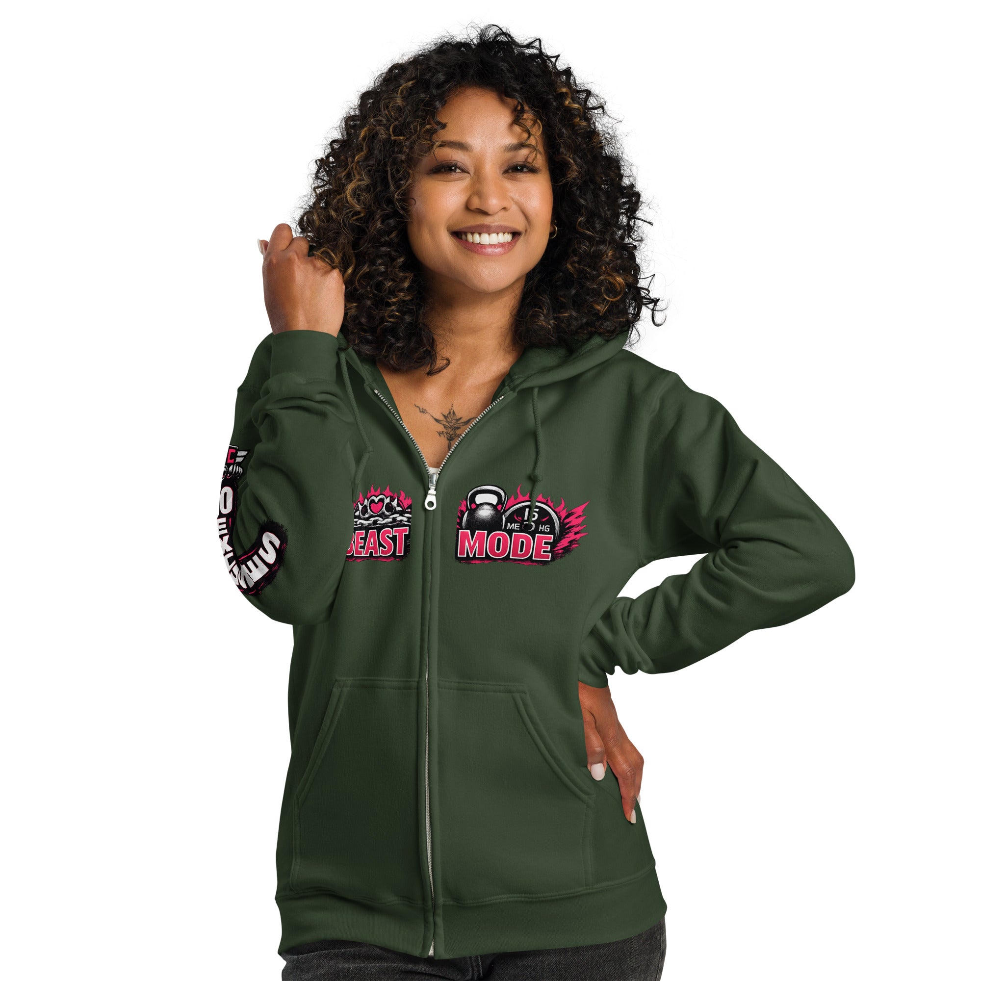 OFC Women's Heavy Blend Zip Hoodie - Premium Fleece Comfort