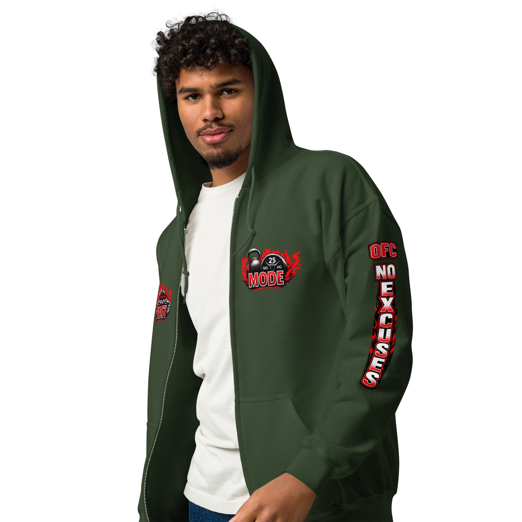 OFC Men's Heavy Blend Zip Hoodie - Premium Fleece Performance